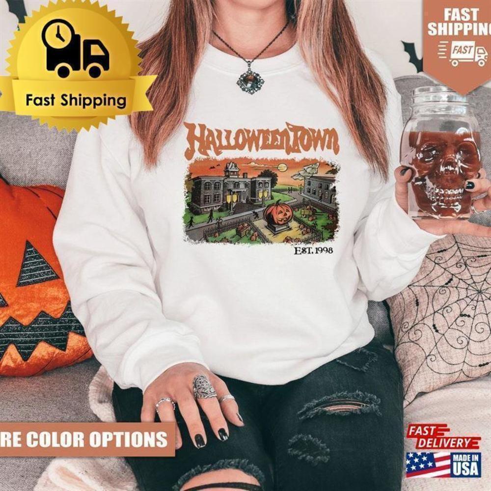 Halloween Town Est 1988 Sweatshirt Horror Characters Shirt Friend